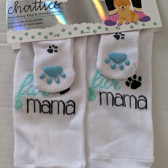 Chatties Matching Pup & Owner Sock Set - Picture 1 of 2